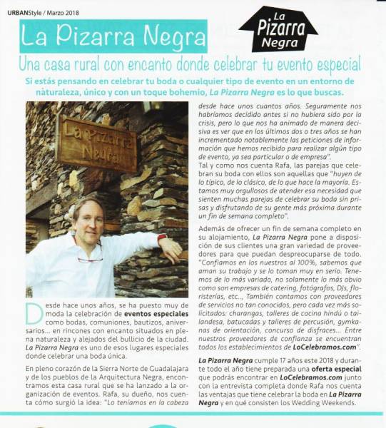 Entrevista sobre Bodas y Eventos en el Campo